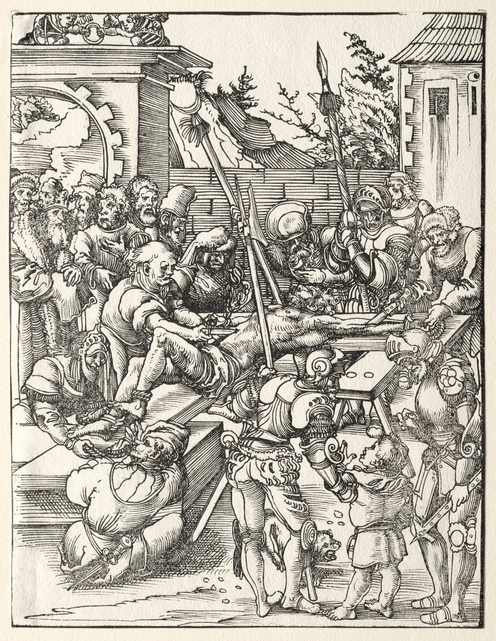 Martelaarschap van St. Bartholomeus door Lucas Cranach