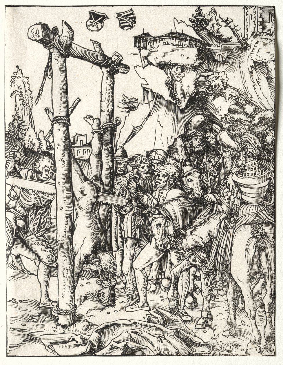 Martelaarschap van St. Simeon door Lucas Cranach