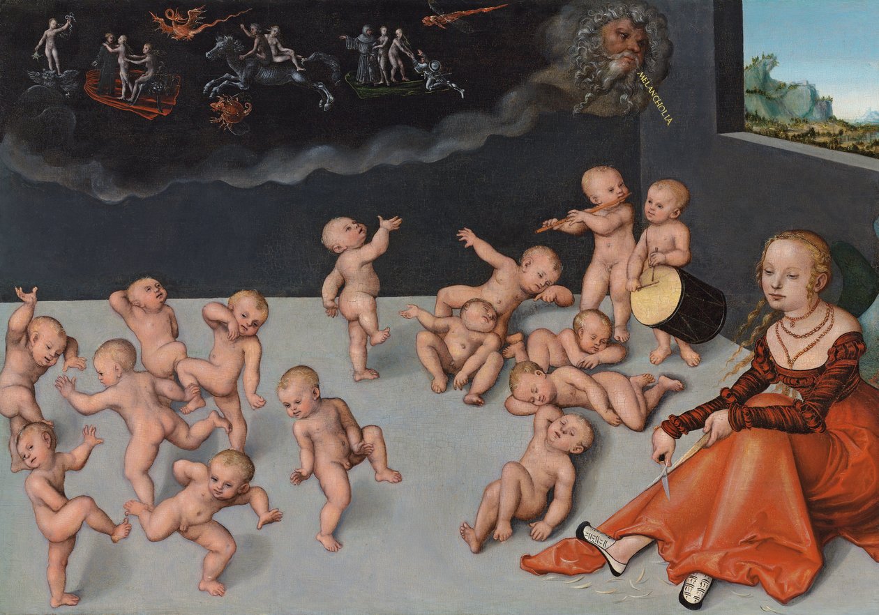 Melancholie door Lucas Cranach