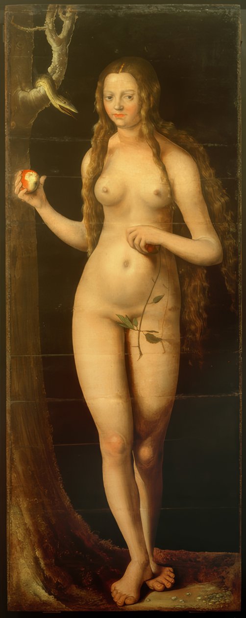 Eva door Lucas Cranach the Elder