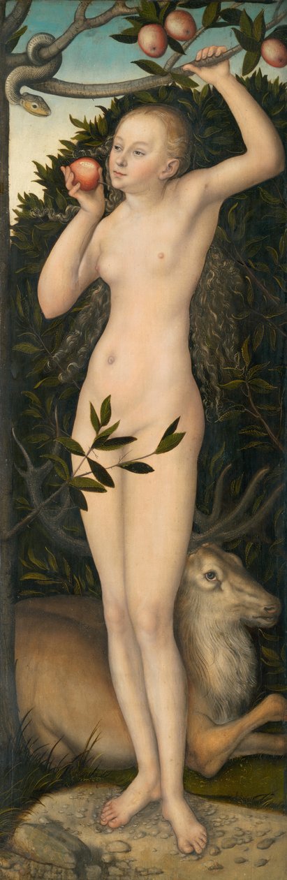 Eva, 1533-37 door Lucas Cranach the Elder