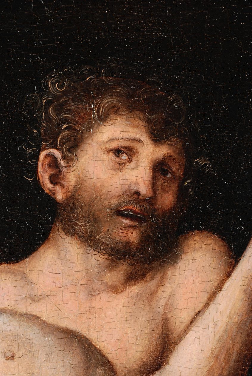 Hercules en Antaeus door Lucas Cranach the Elder