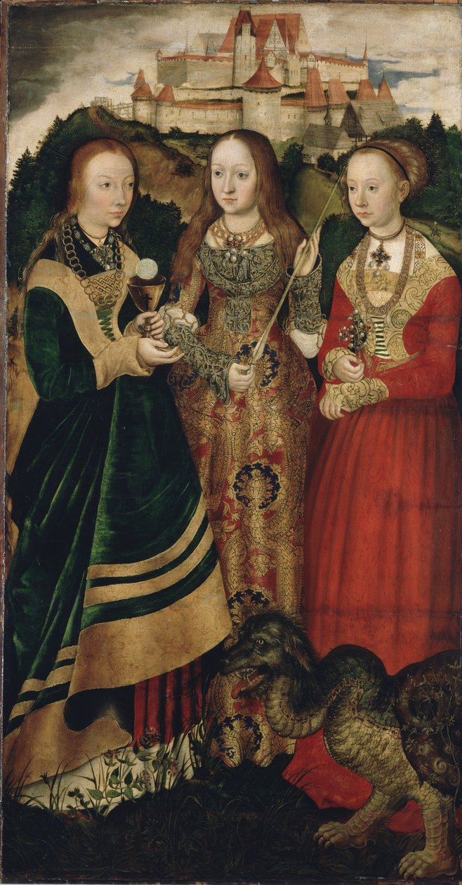 Altaar van Sint-Catharina door Lucas Cranach the Elder