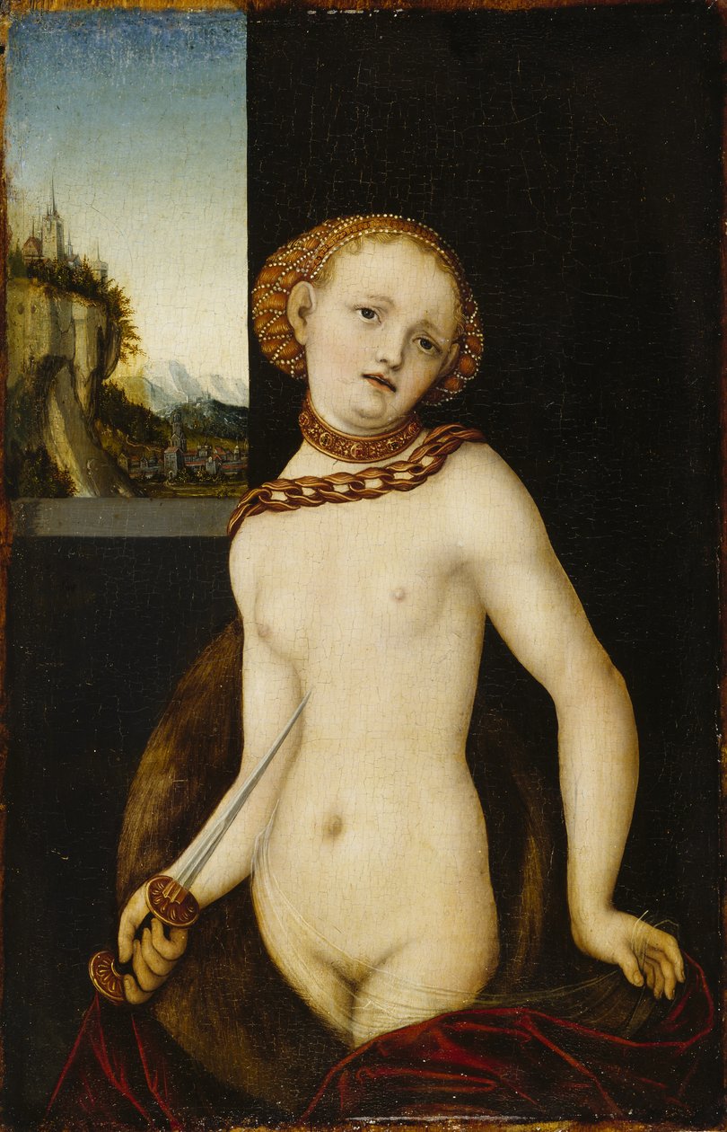 Lucretia door Lucas Cranach the Elder