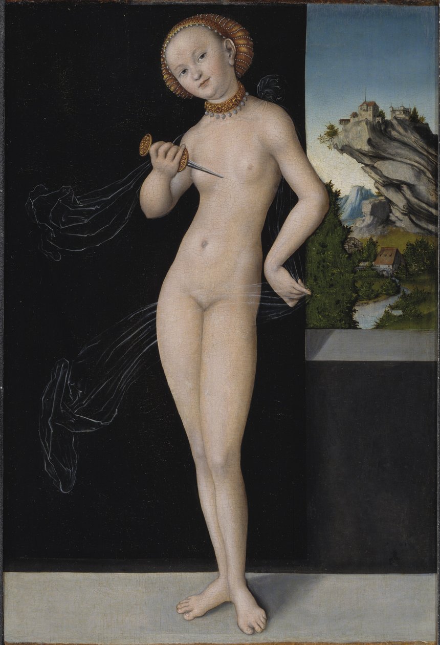Lucretia door Lucas Cranach the Elder