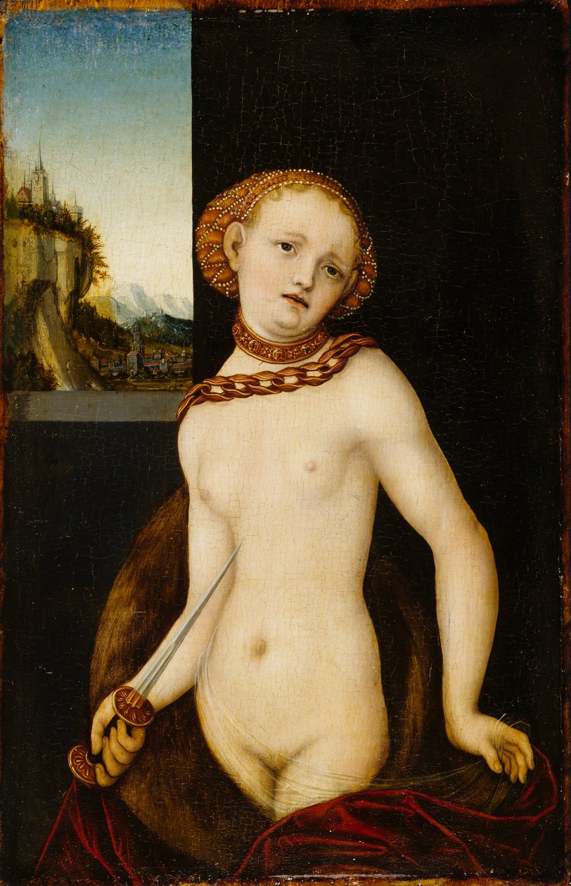 Lucretia, 1530 door Lucas Cranach the Elder