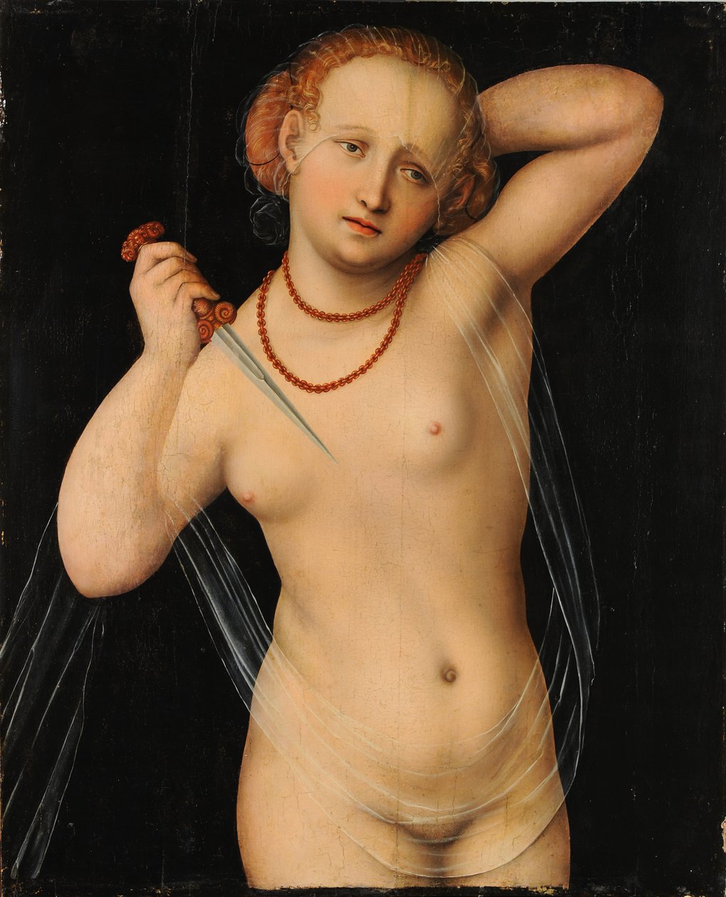 Lucretia door Lucas Cranach the Elder