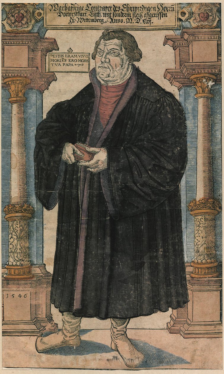 Luther 1546 door Lucas Cranach the Elder