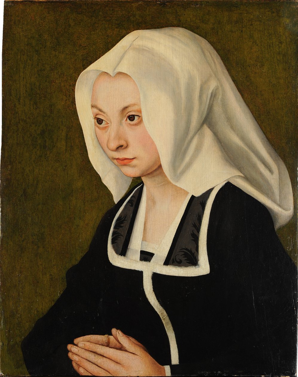 Portret van een vrouw door Lucas Cranach the Elder