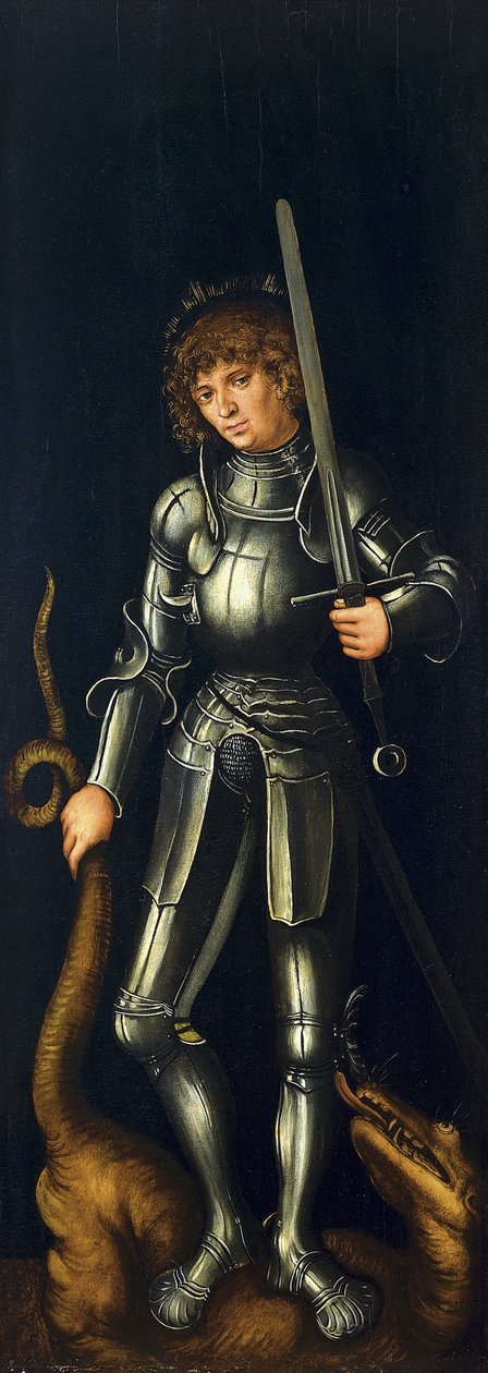 Sint Joris, ca. 1514 door Lucas Cranach the Elder
