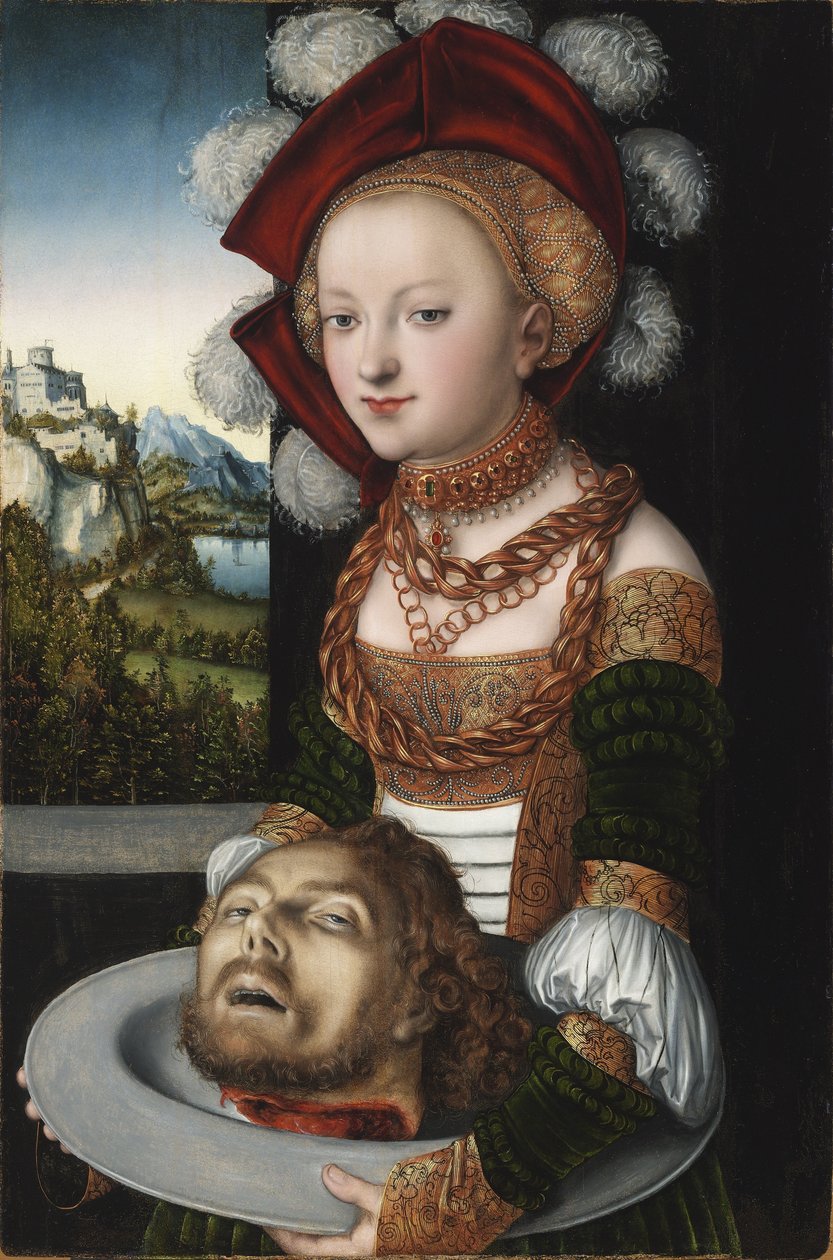 Salome door Lucas Cranach the Elder