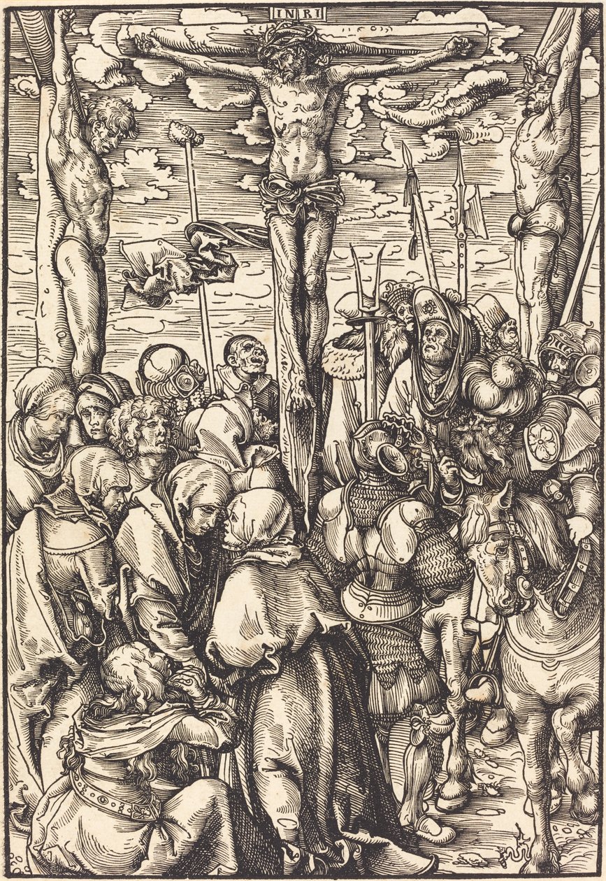 De kruisiging door Lucas Cranach the Elder