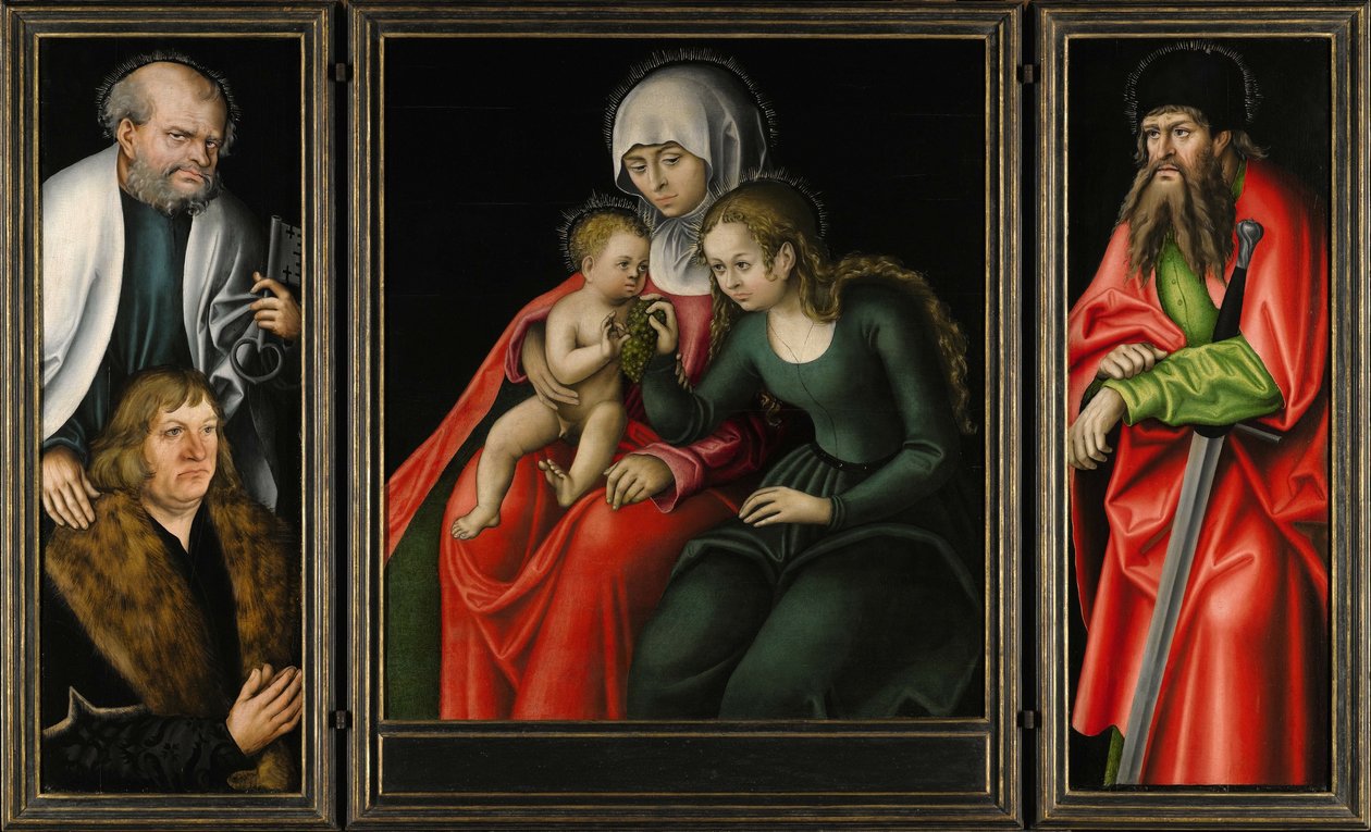 Het Feilitzsch altaarstuk door Lucas Cranach the Elder