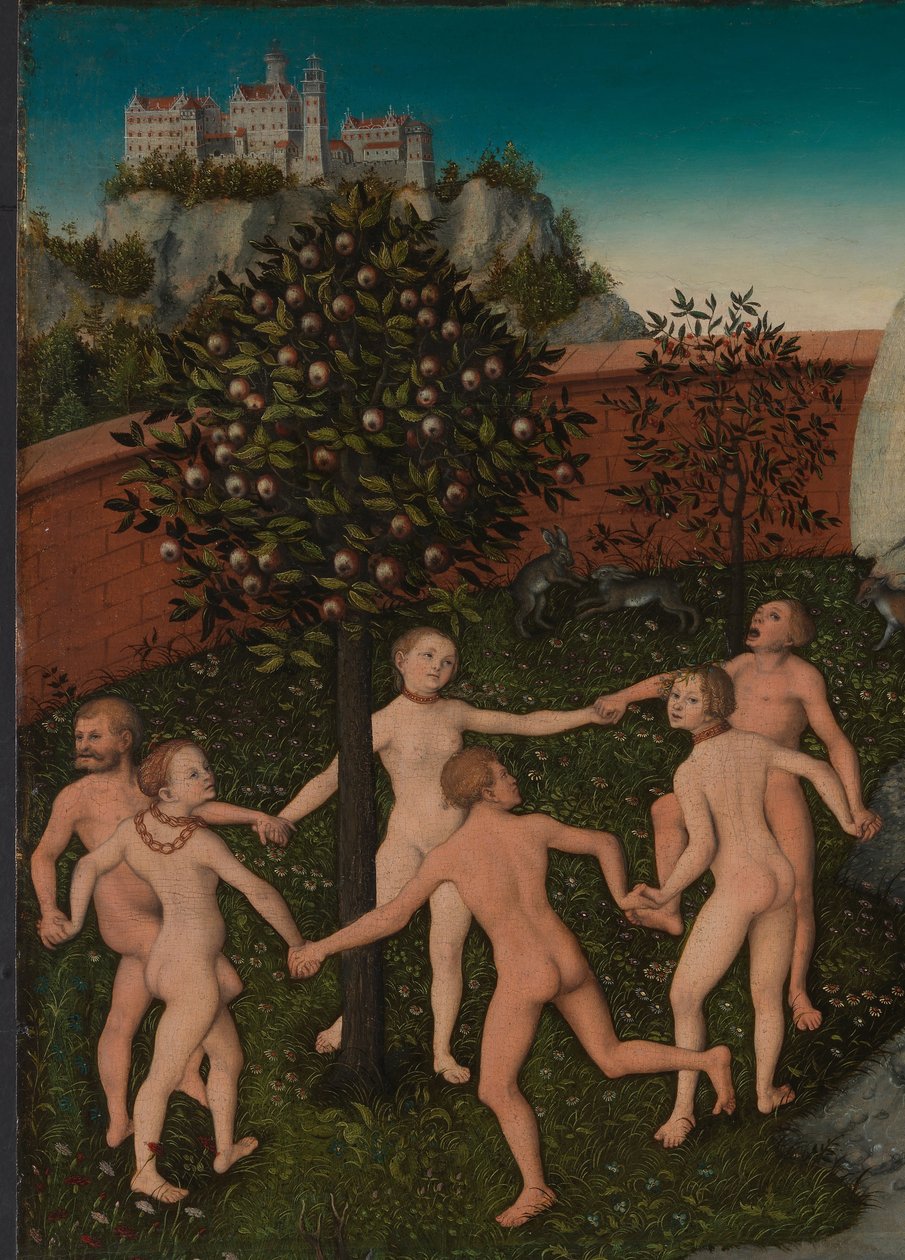 De Gouden Eeuw (detail) door Lucas Cranach the Elder