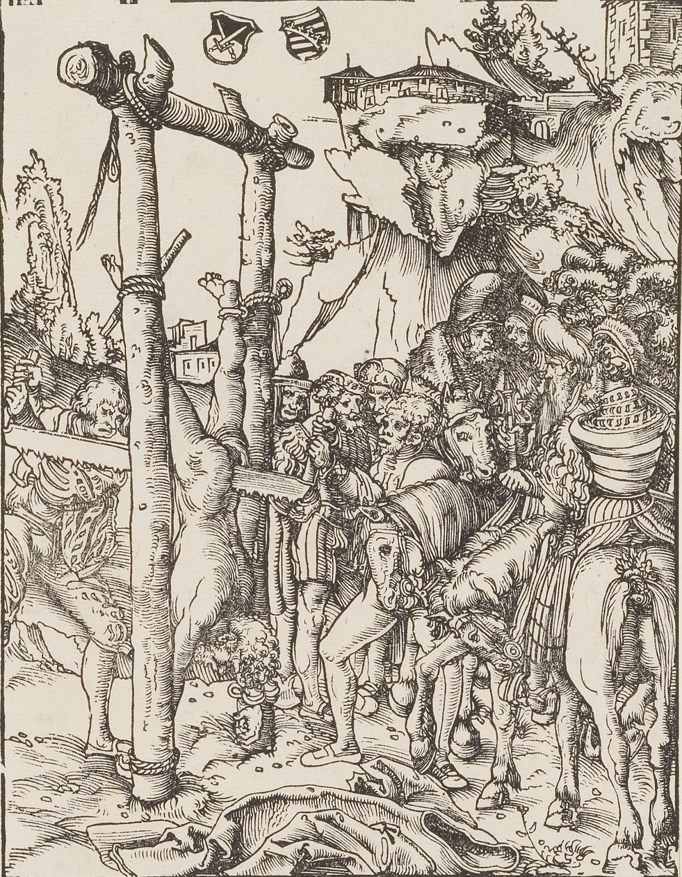 Simon Zelotes omzagen door Lucas Cranach the Elder