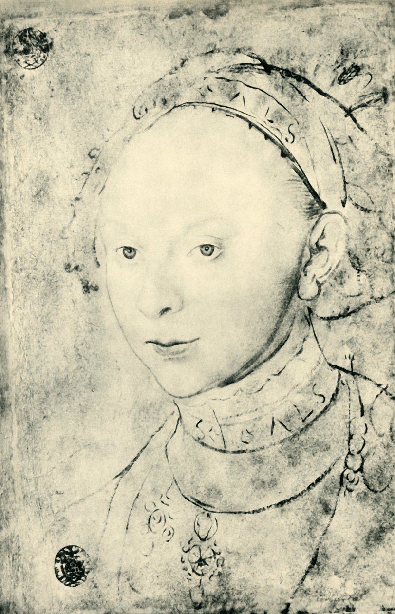 Catherine van Brunswijk-Grubenhagen, 1540, 1943 door Lucas Cranach the Younger