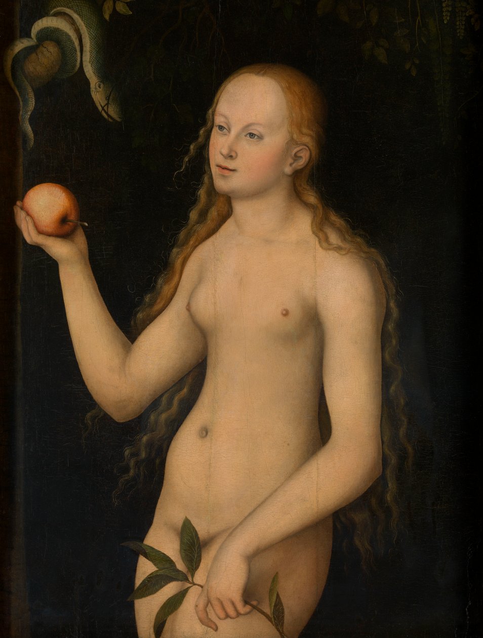 Eva door Lucas the Elder Cranach