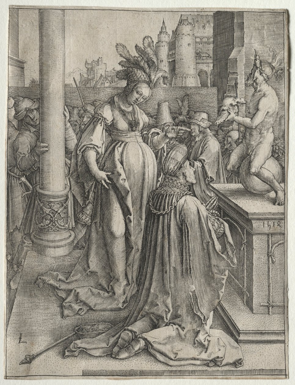 Solomons Afgoderij door Lucas van Leyden