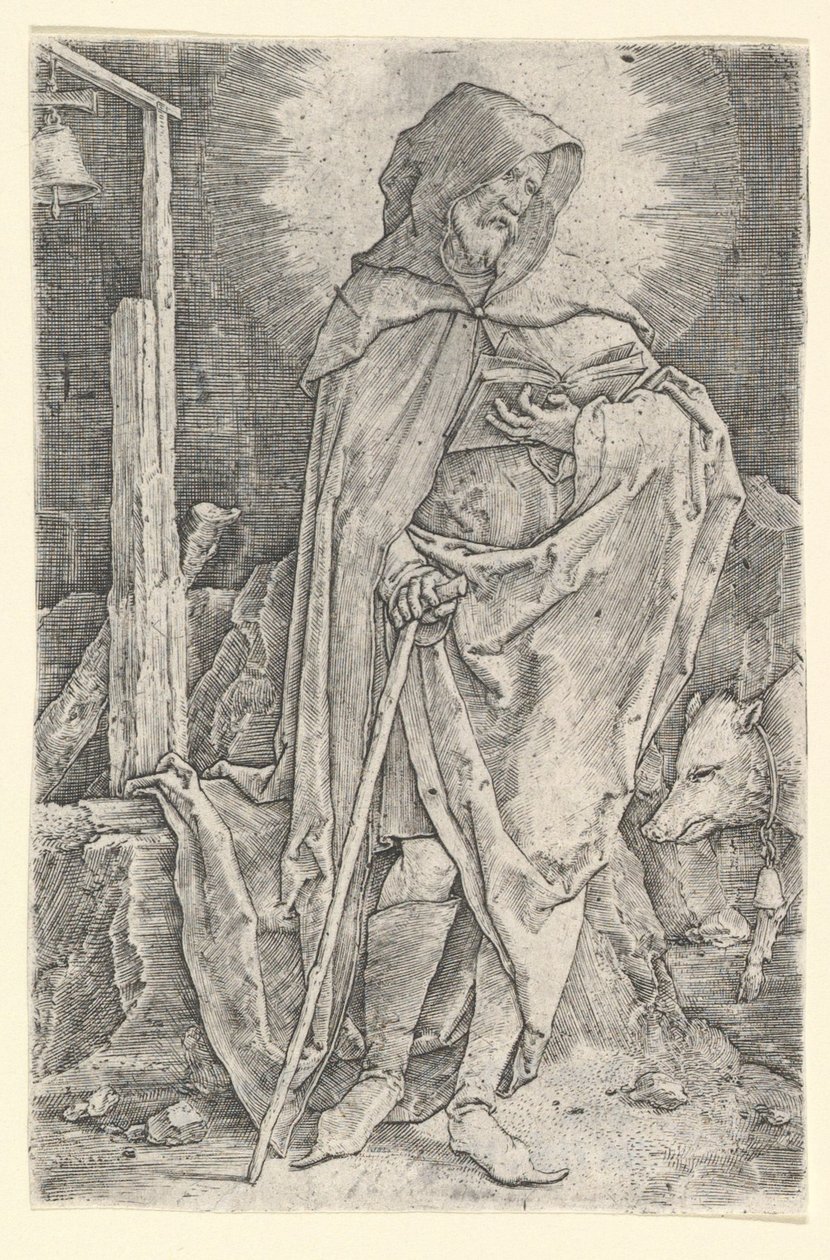 St. Antonius door Lucas van Leyden