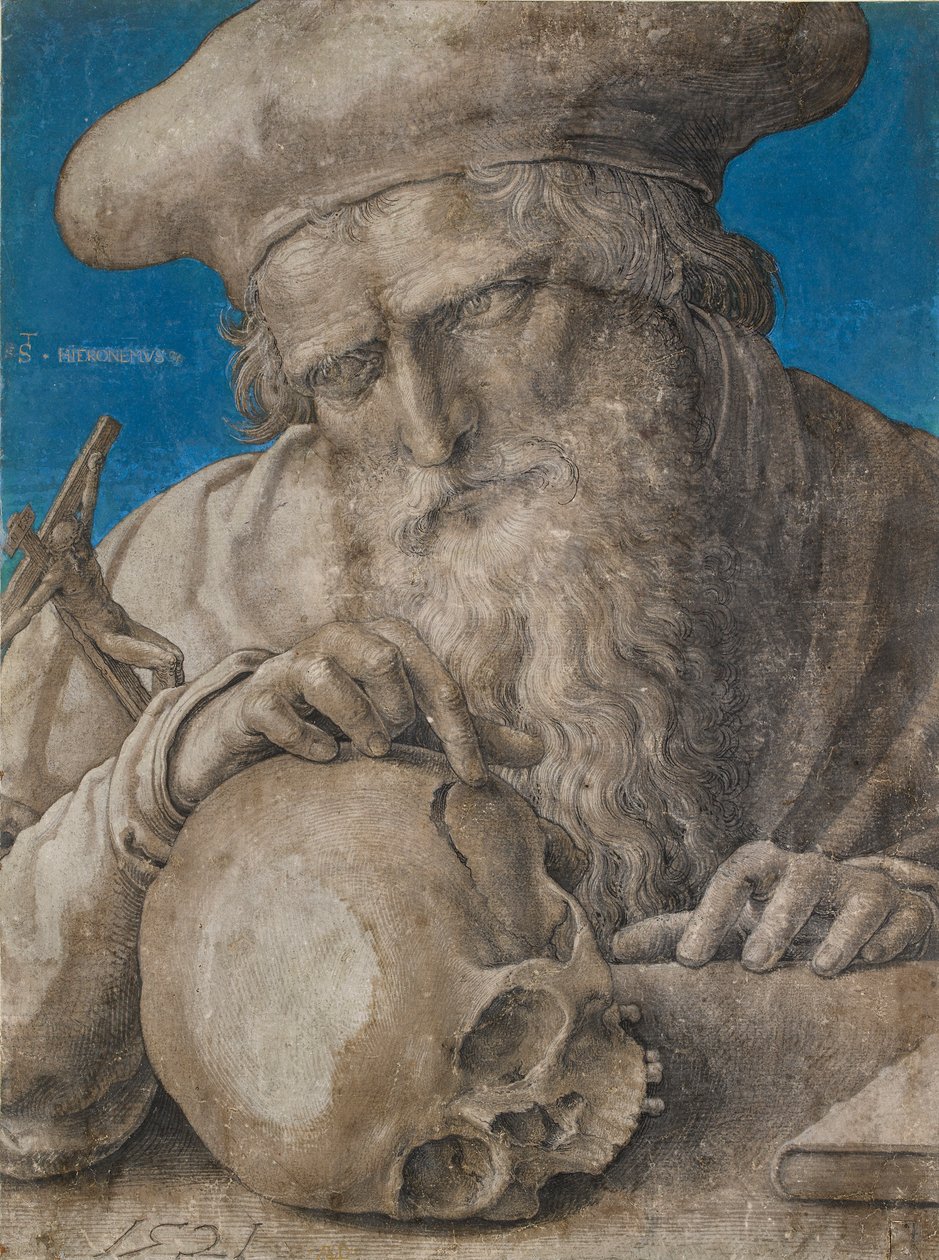Sint Hiëronymus, 1521 door Lucas van Leyden