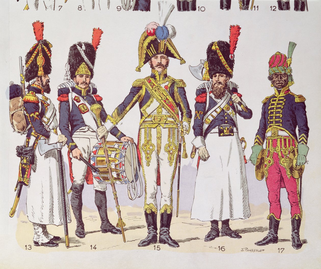 Grenadier Guards van het Eerste Keizerrijk door Lucien Rousselot