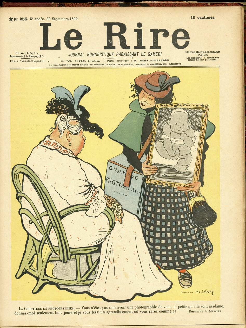 Omslag van "Le Rire" door Lucien Metivet