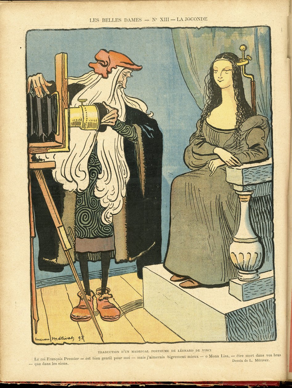 Illustratie in Le Rire door Lucien Metivet