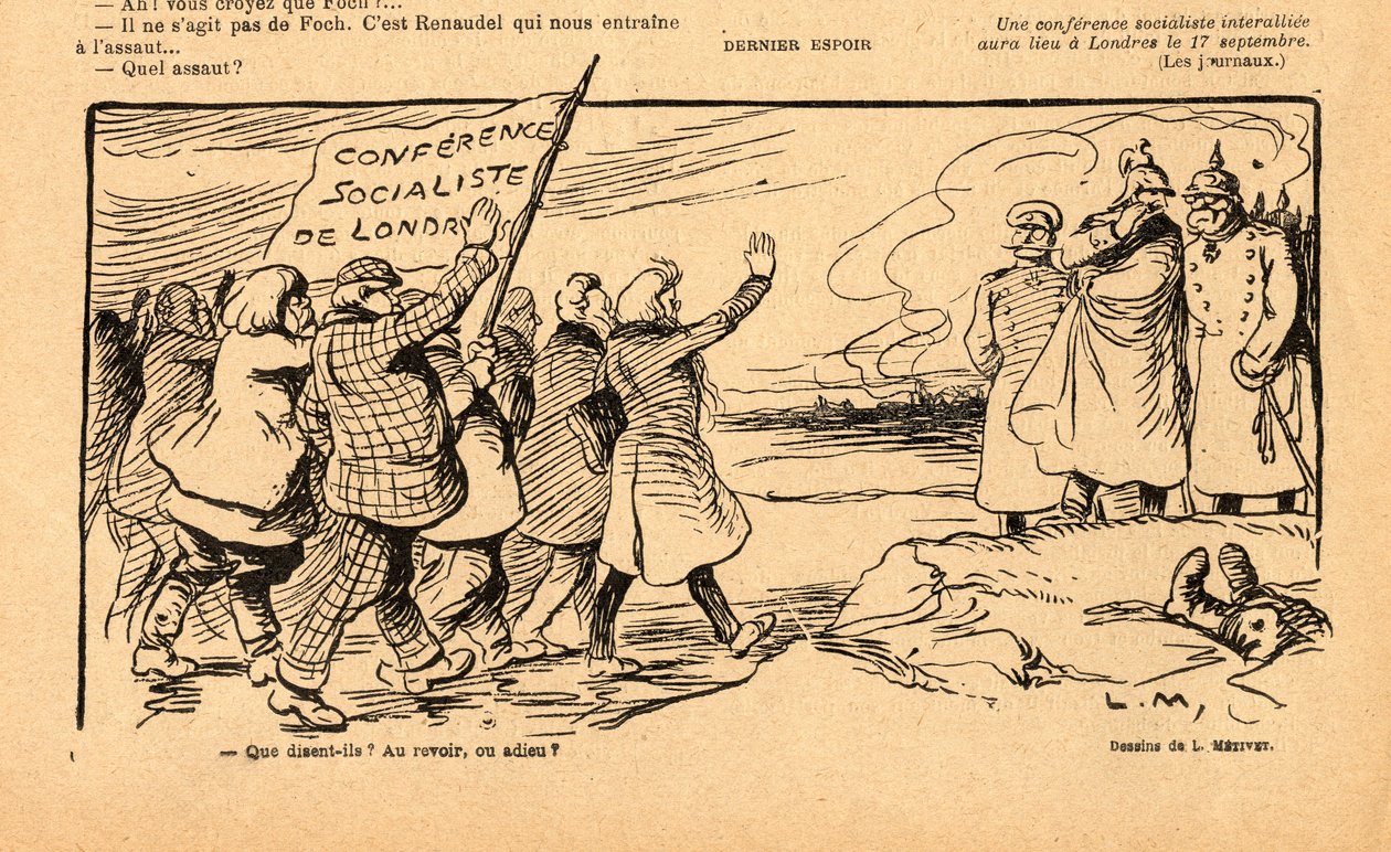 Le Rire rouge, Satirisch in Zwart-Wit door Lucien Metivet