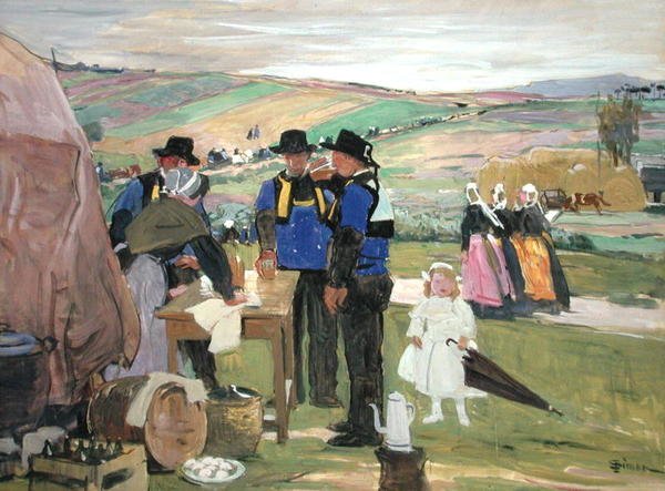 Bretagne Vergeving door Lucien Simon