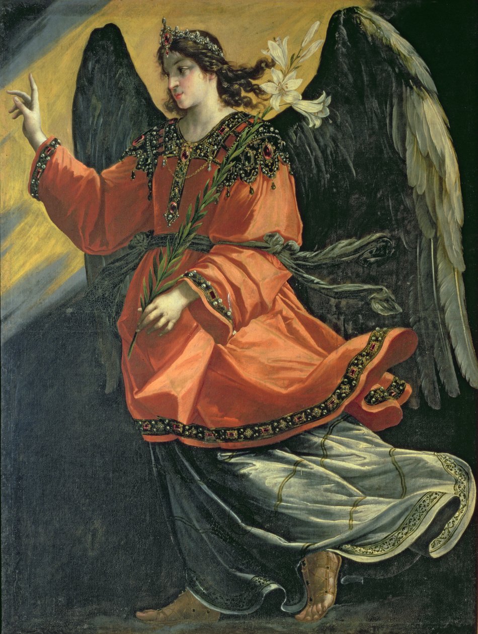 Aartsengel Gabriël van de Aankondiging door Lucrina Fetti