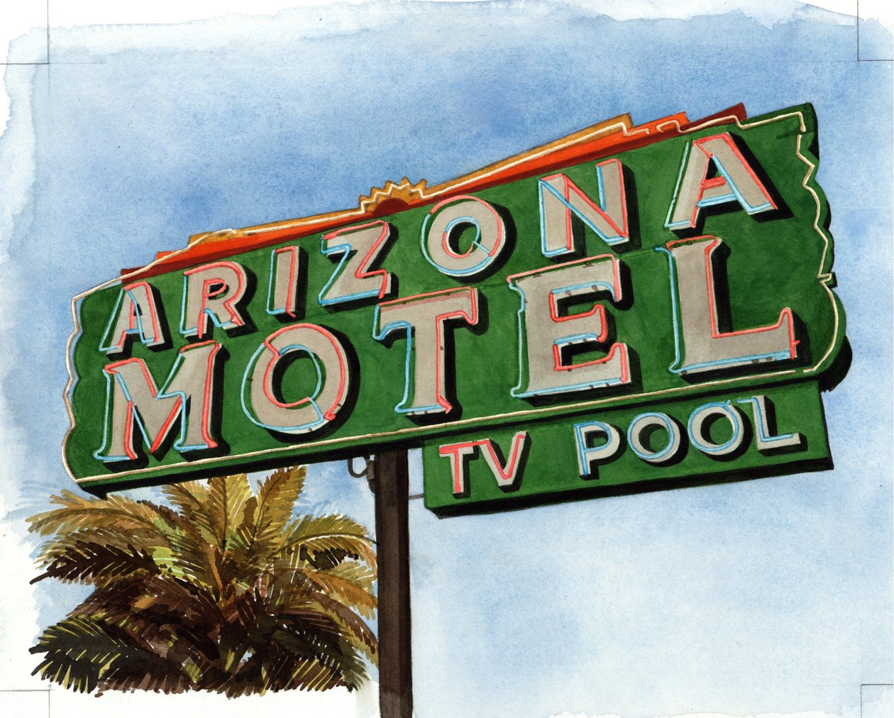 Arizona Motel op 6th Avenue door Lucy Masterman
