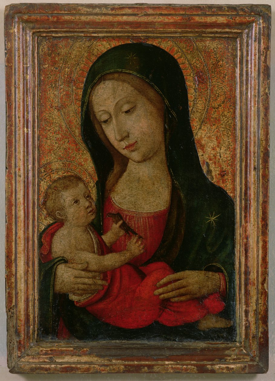 Madonna en Kind door Ludovico Brea