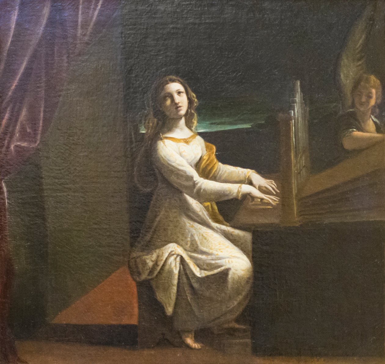 Sint Cecilia door Ludovico Carracci