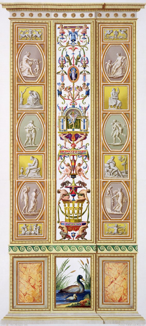 Paneel van de Raphael Loggia in het Vaticaan, uit 
