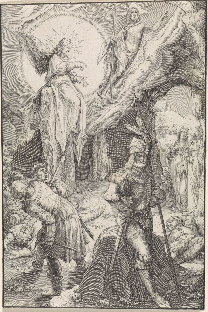 Opstanding van Christus door Ludovicus Siceram
