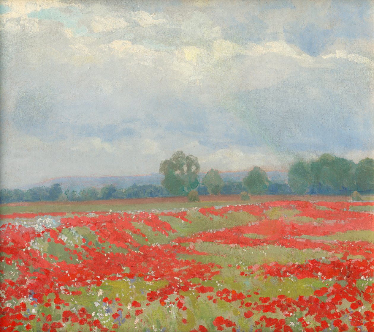 Landschap, ca.1900 door Ludovit Cordak