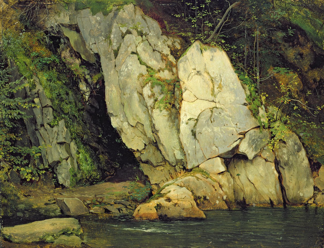 Het oog van de naald, 1839-40 door Ludwig Adrian Richter