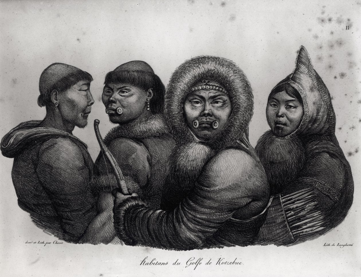 Inwoners van de Golf van Kotzebue, uit 