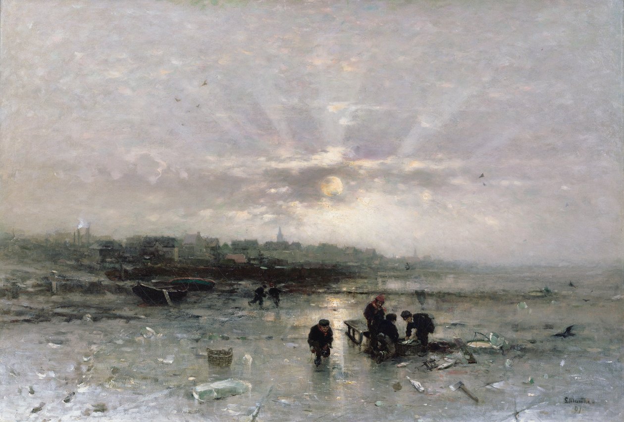 IJsvissen door Ludwig Munthe