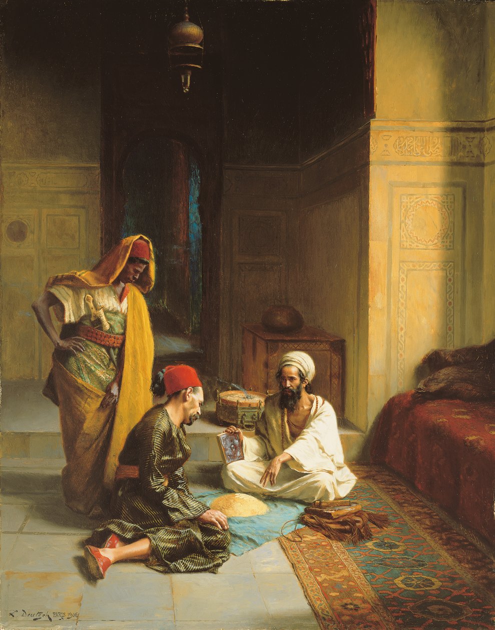 De waarzegster door Ludwig Deutsch