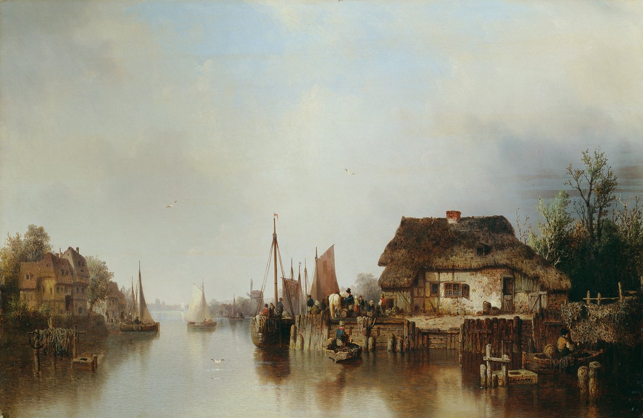 Scheldeoever door Ludwig Hermann