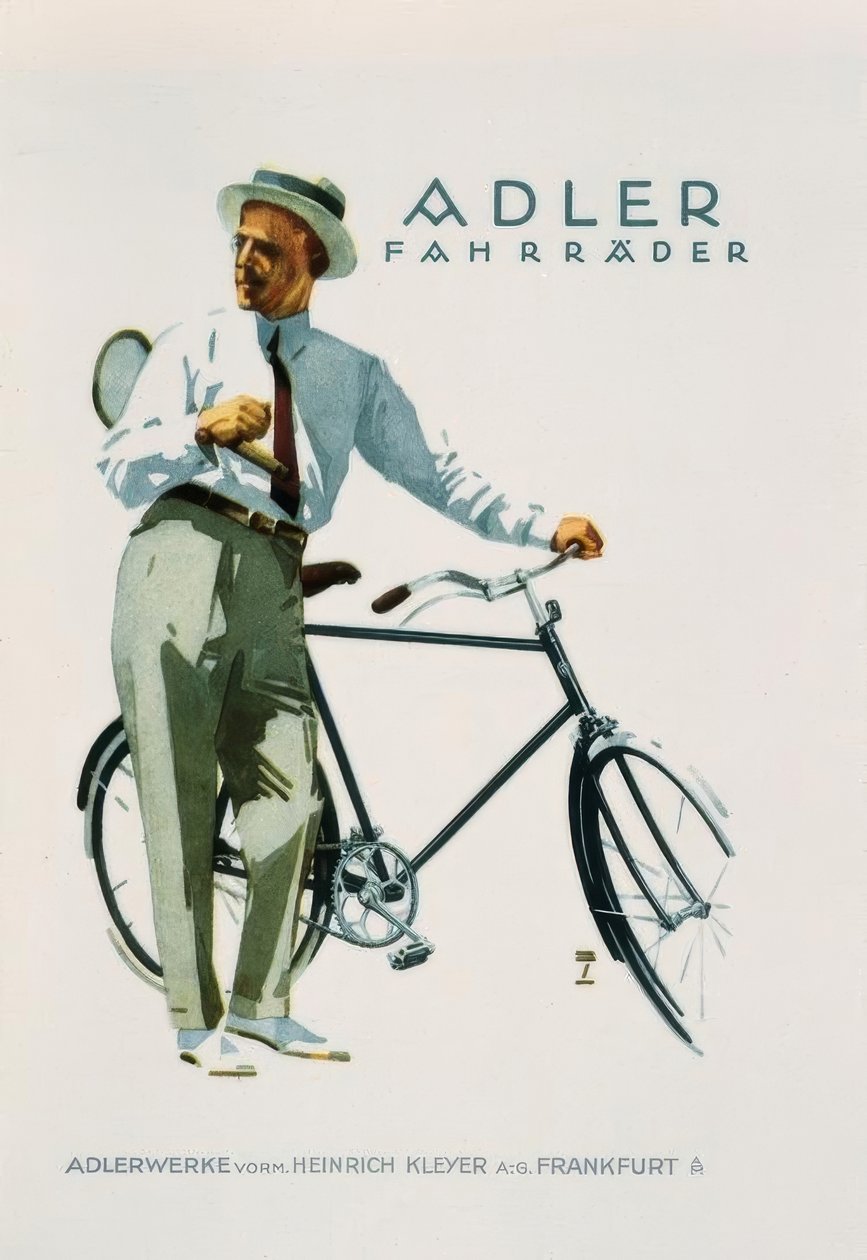 Adler Fietsen door Ludwig Hohlwein
