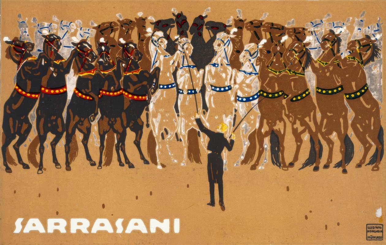 Sarrasani door Ludwig Hohlwein