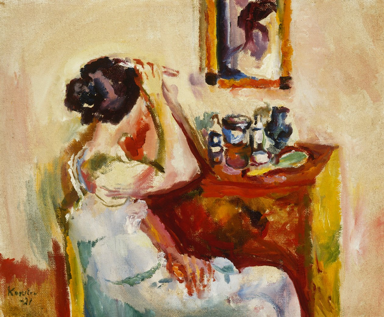 Ochtendwas; Morgenvask, 1921 door Ludvik Peter Karsten