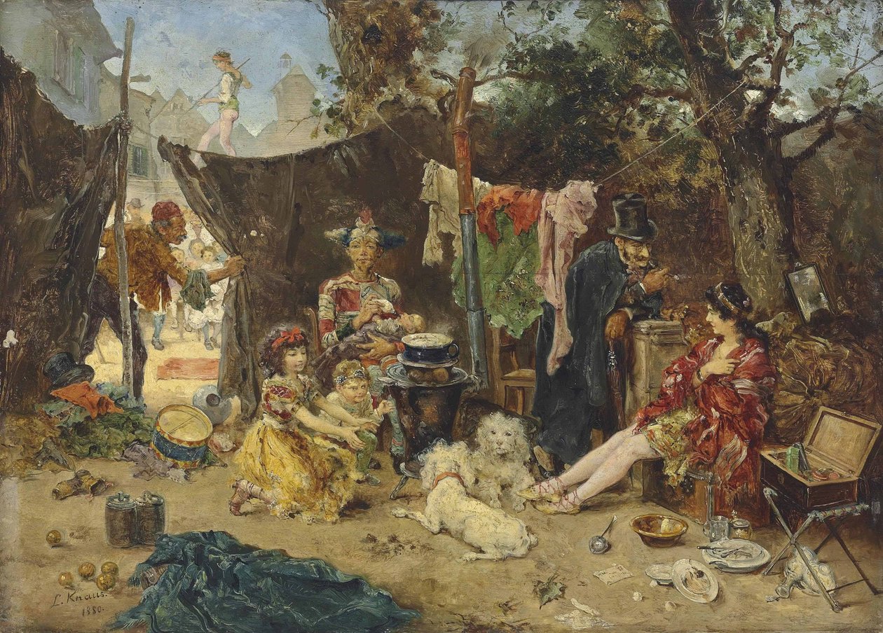 Achter de schermen door Ludwig Knaus