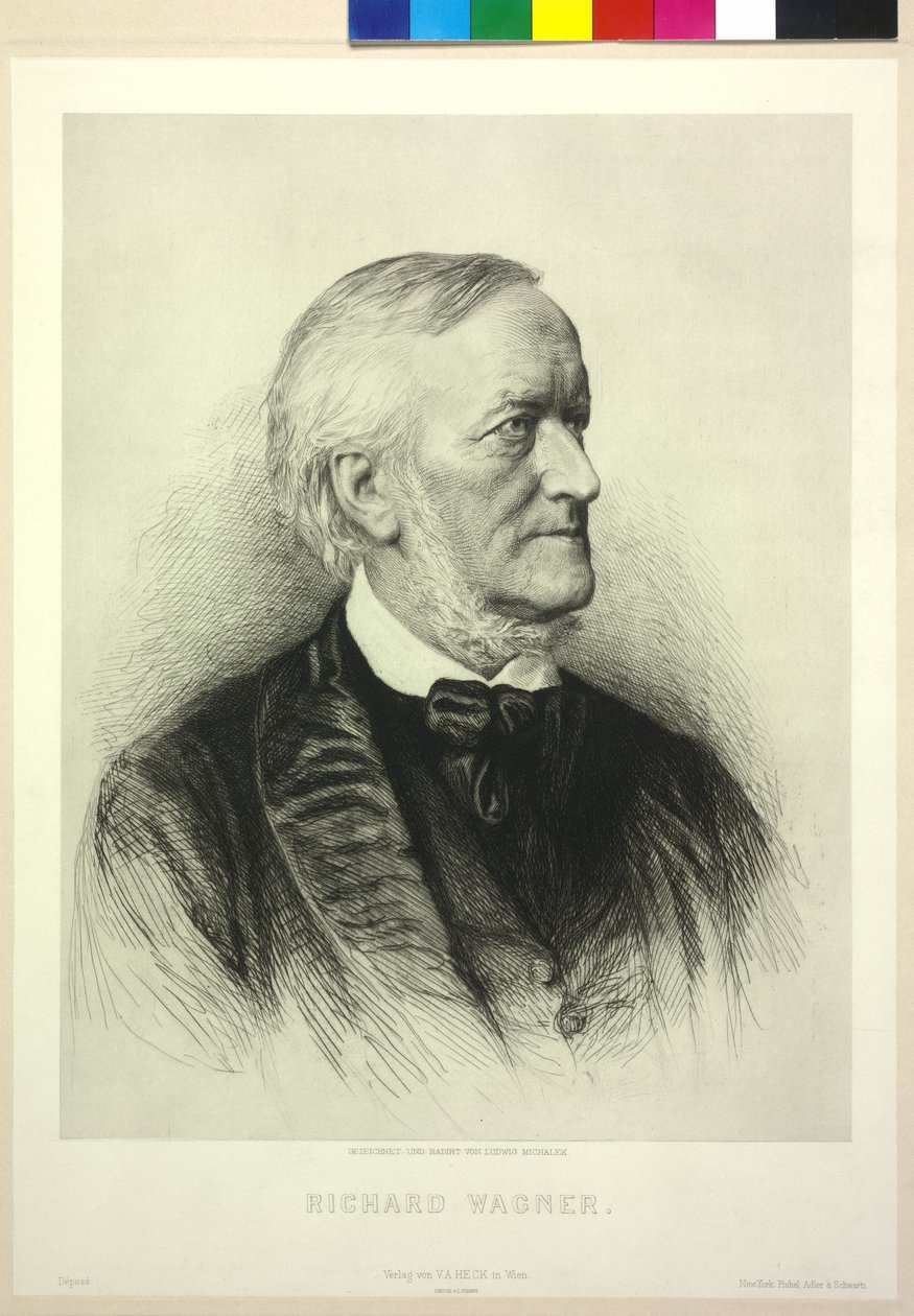 Richard Wagner door Ludwig Michalek