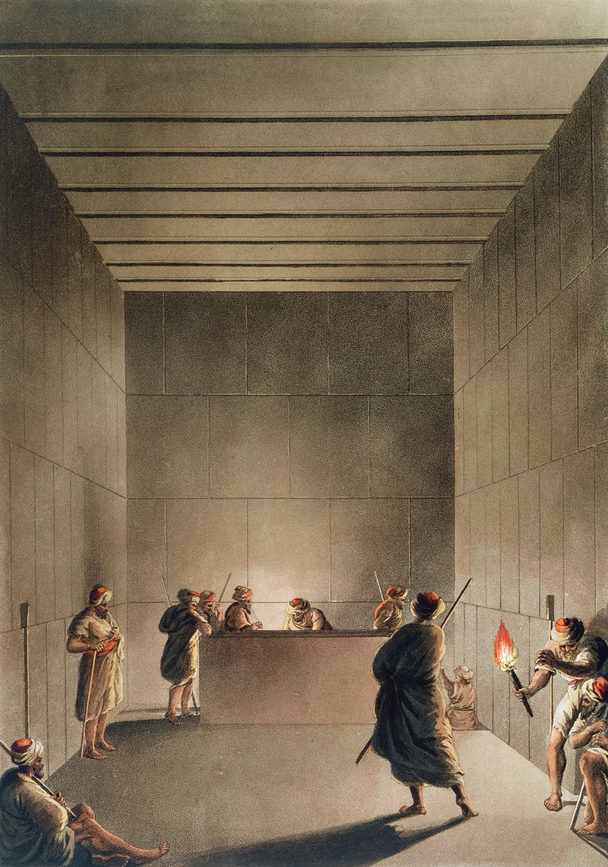Kamer en Sarcofaag in de Grote Piramide van Gizeh, plaat 6 uit 
