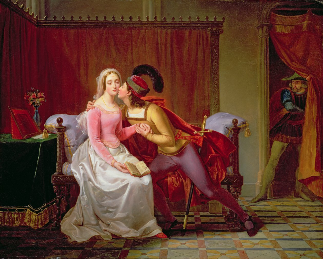 Paolo en Francesca, 1832 door Luigi Rubio