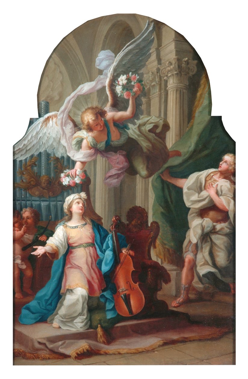 Sint Cecilia door Luigi Vanvitelli