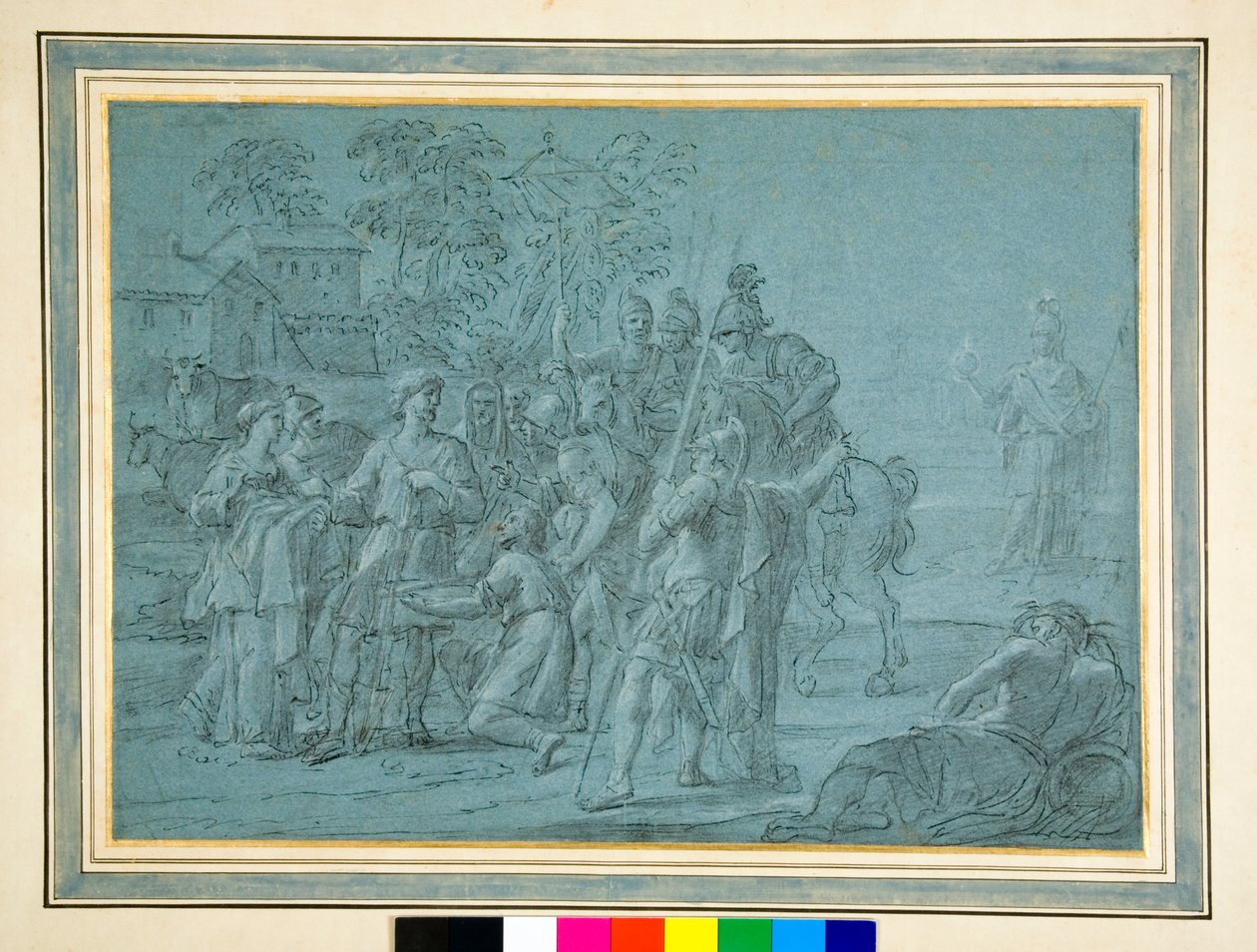 Cincinnatus Teruggeroepen van de Ploeg door Luigi Garzi